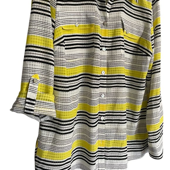 Coral Bay Long-sleeve Stripe Button-down Shirt - Picture 4 of 4